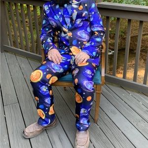 Mens Space themed suit / Space Halloween costume